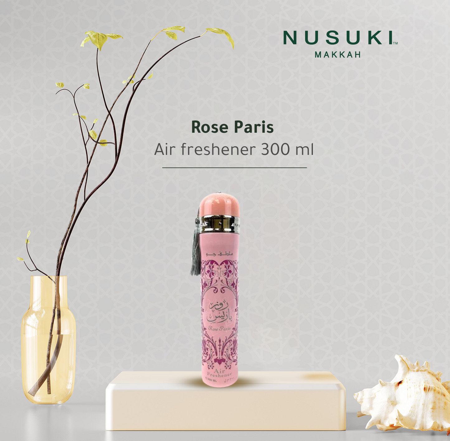 Rose Paris Air Freshener 300ml (Pack of 3)