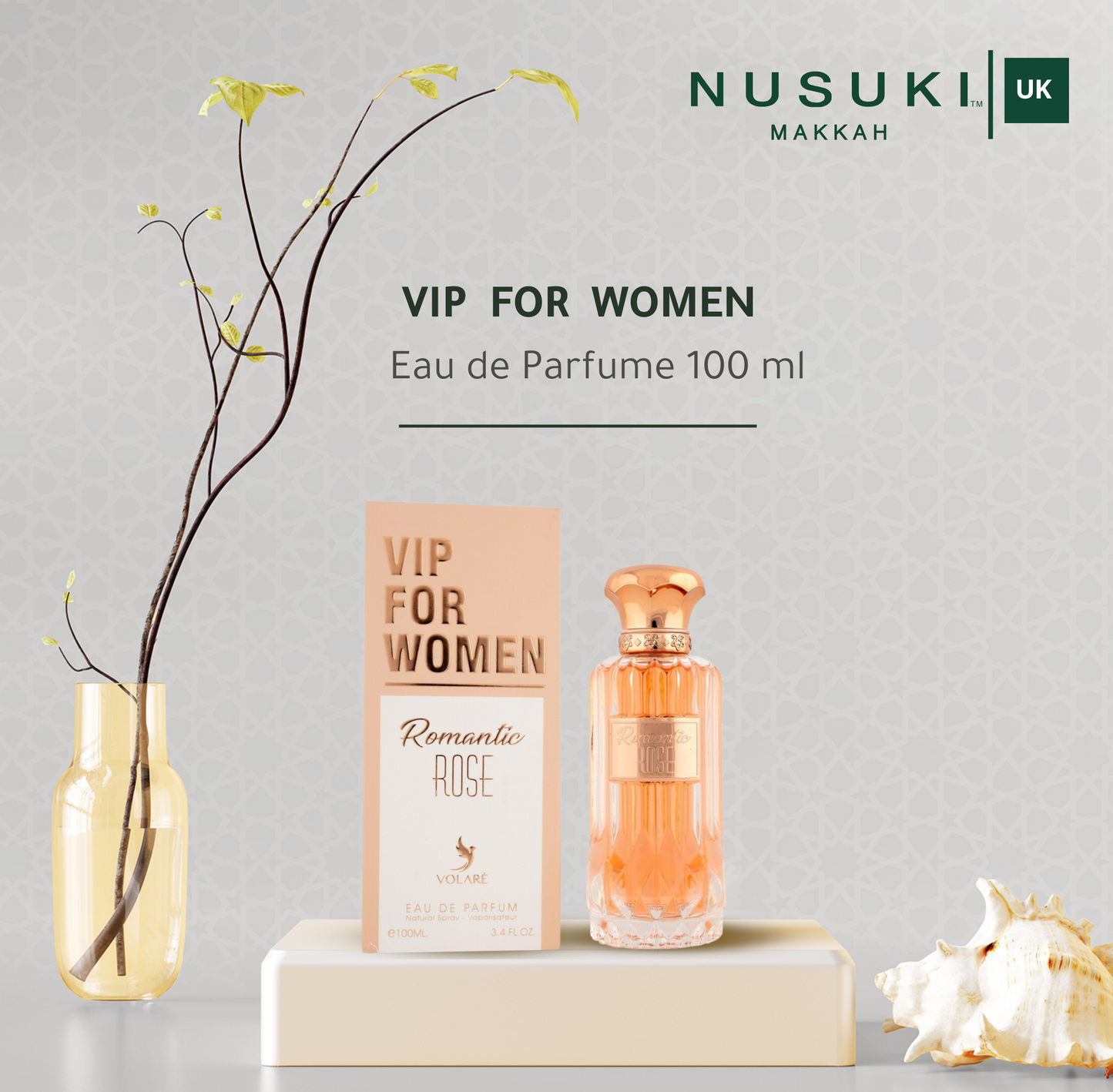 VIP for Women Romantic Rose Parfume 100ml