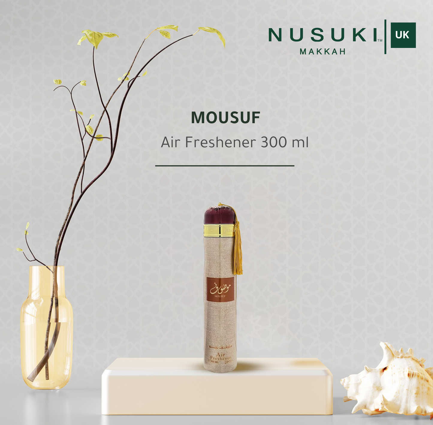 Mousuf Air Freshener 300ml (Pack of 3)
