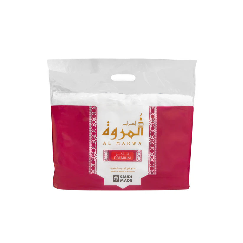 Marwa Premium Ihram with rubber band