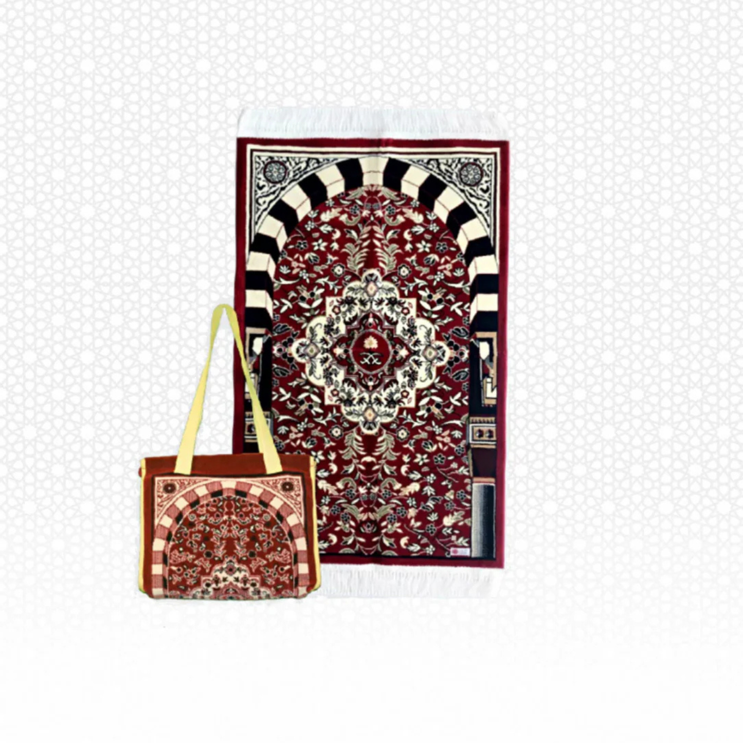 Riyadh Al Salihyen Prayer Mat with HandBag