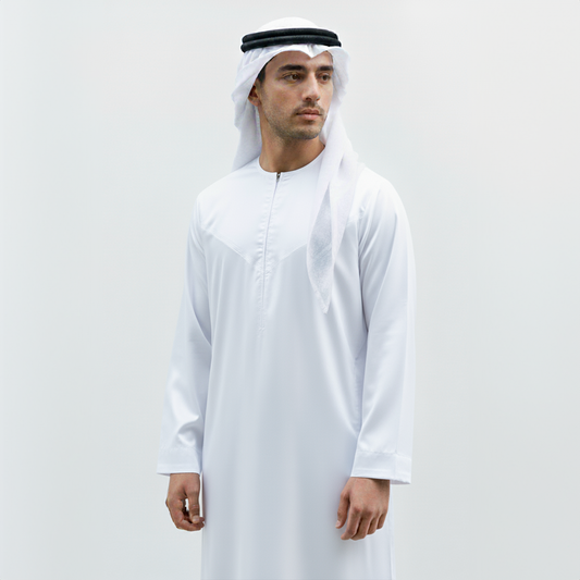 Emarati Thobe - White