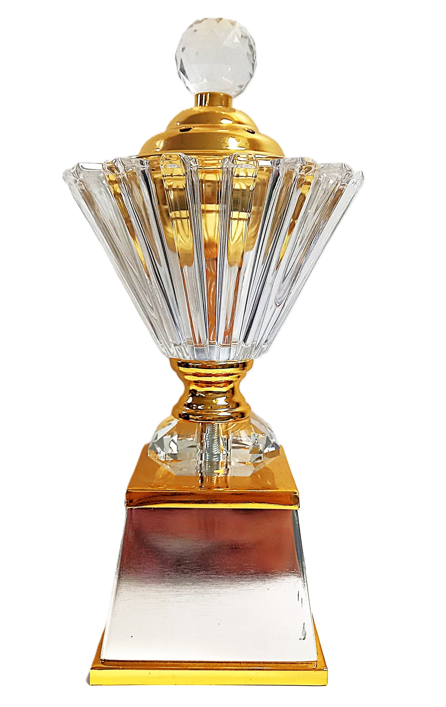 Luxury crystal & gold oud / incense burner