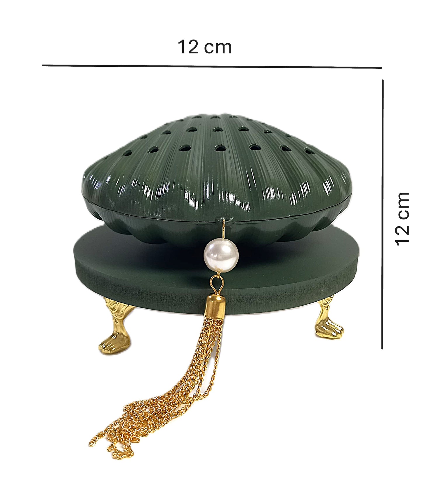 Metal Shell oud and incense burner - Elegant design in many colors