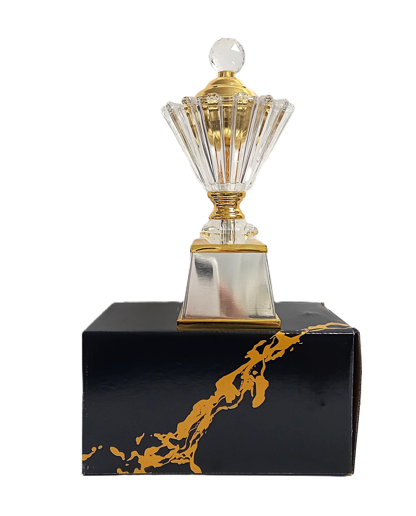 Luxury crystal & gold oud / incense burner