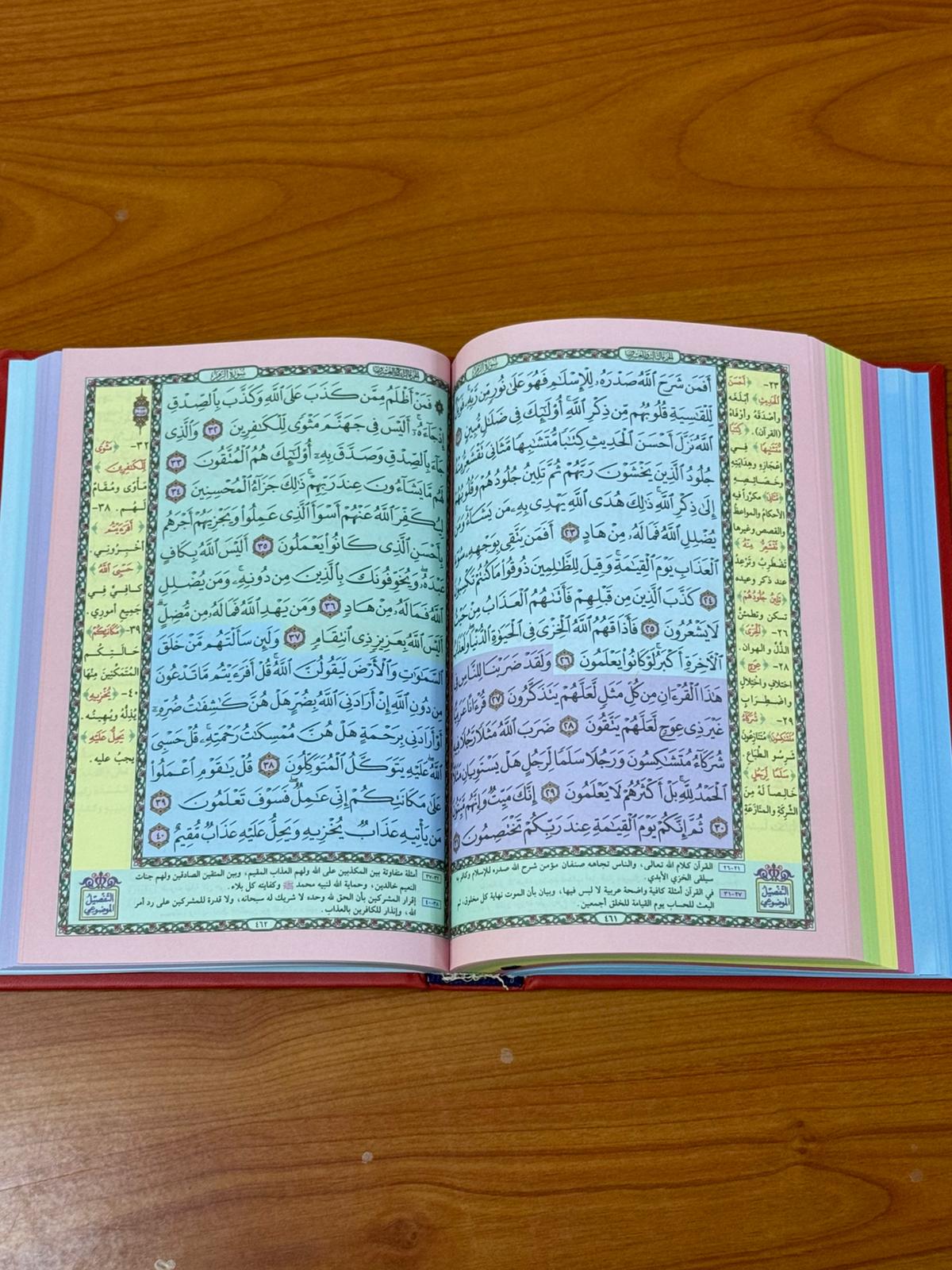 The Rainbow Quran Collection – Embossed Floral Hardcover Mushaf Book in Multiple Colors