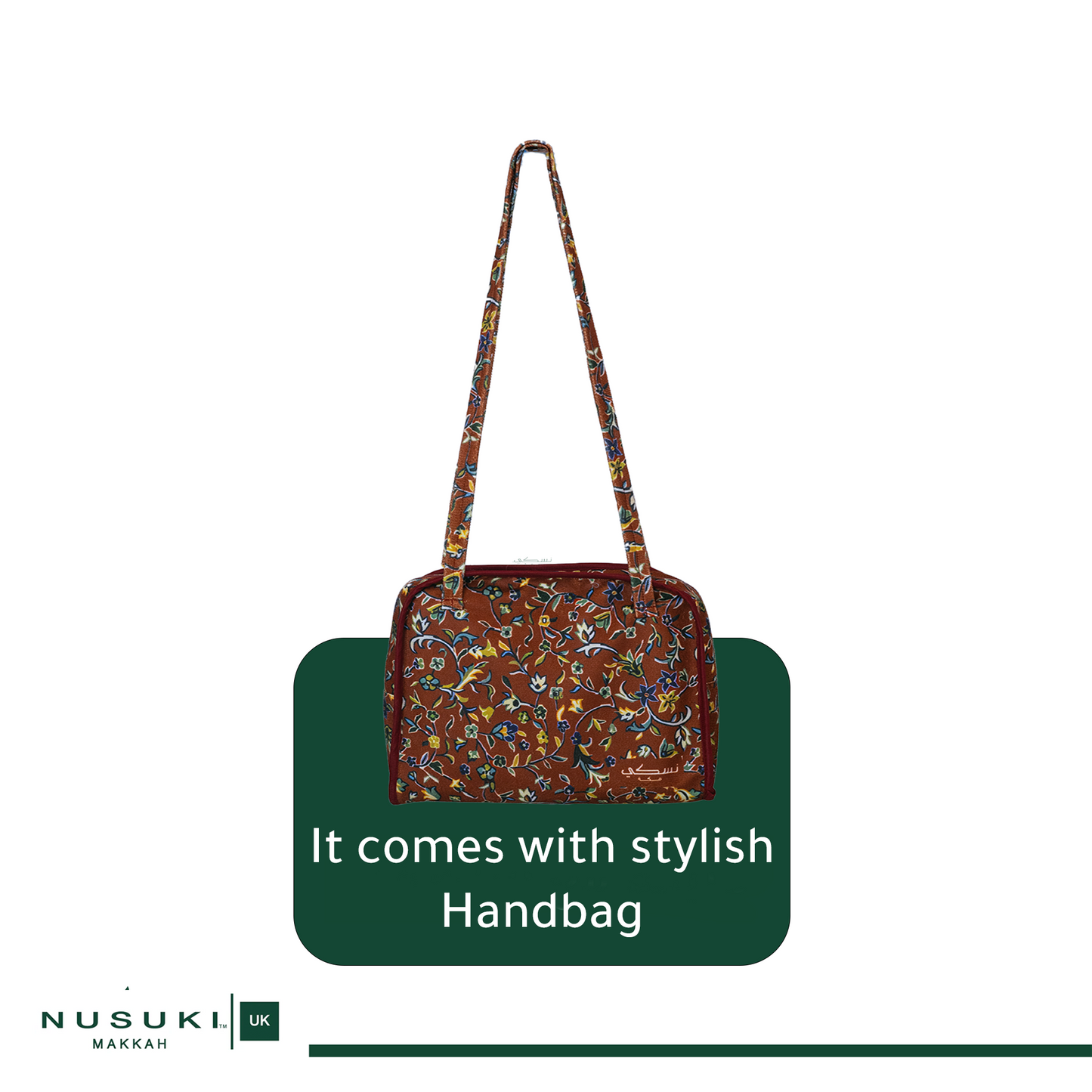 Al Rawda Modern Prayer mat With Handbag