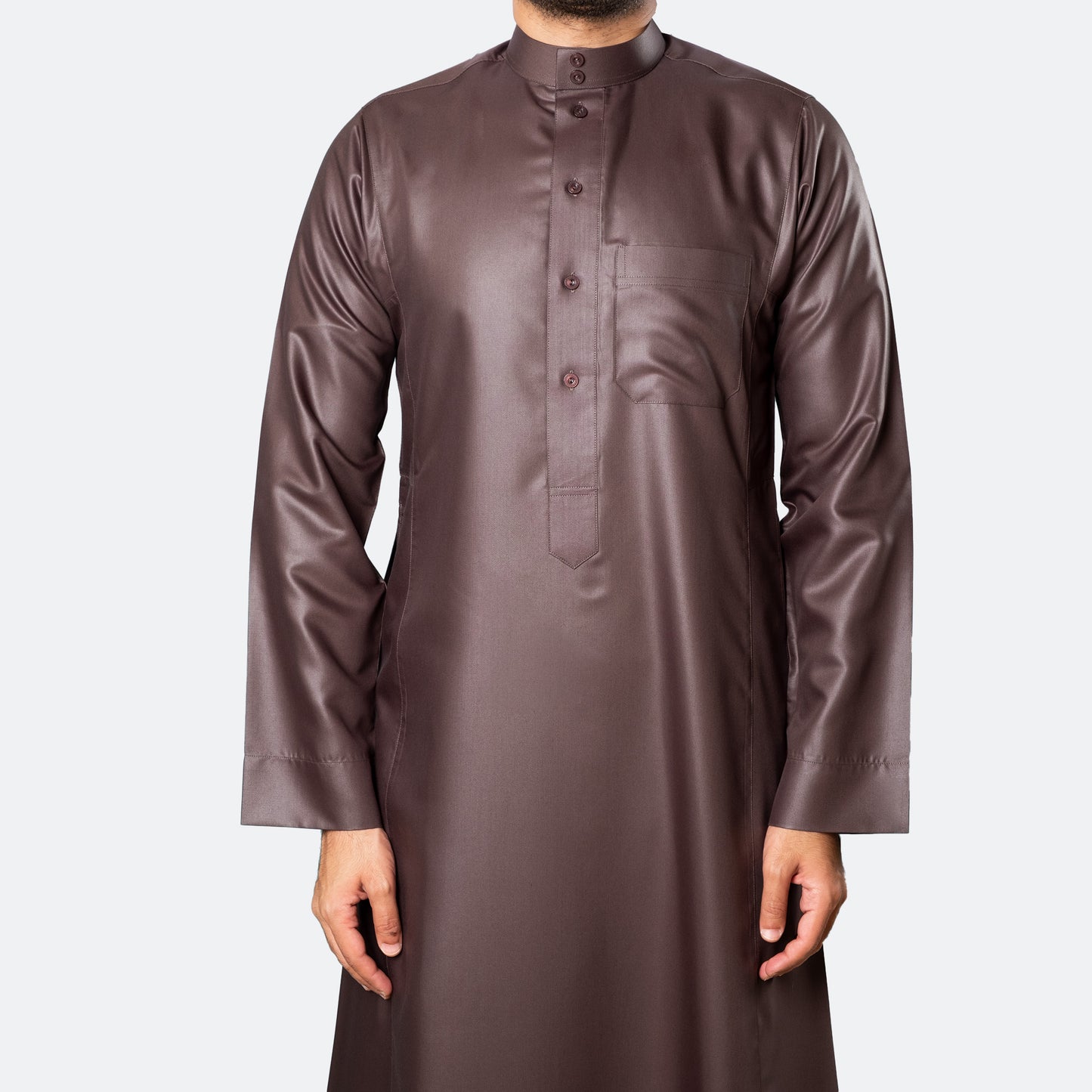Classic Premium Thobe Dark Brown