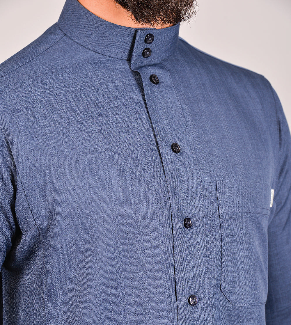 Winter Thobe Dark Blue