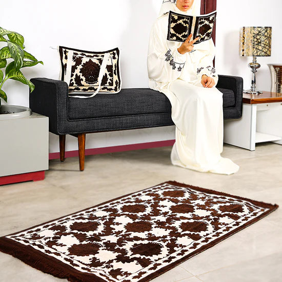 Al Turath Al Hejazi Prayer Set - Brown