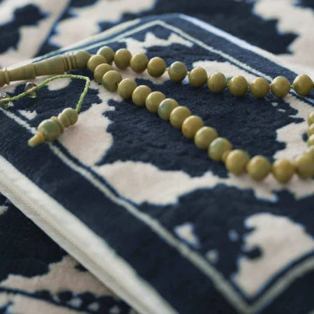 Al Turath Al Hejazi Prayer Set - Petroleum Blue