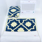 Al Atheer Padded Prayer Mat - Petroleum Blue