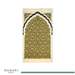 Minwal Fur Prayer Mat – Modern Slate - Design 4