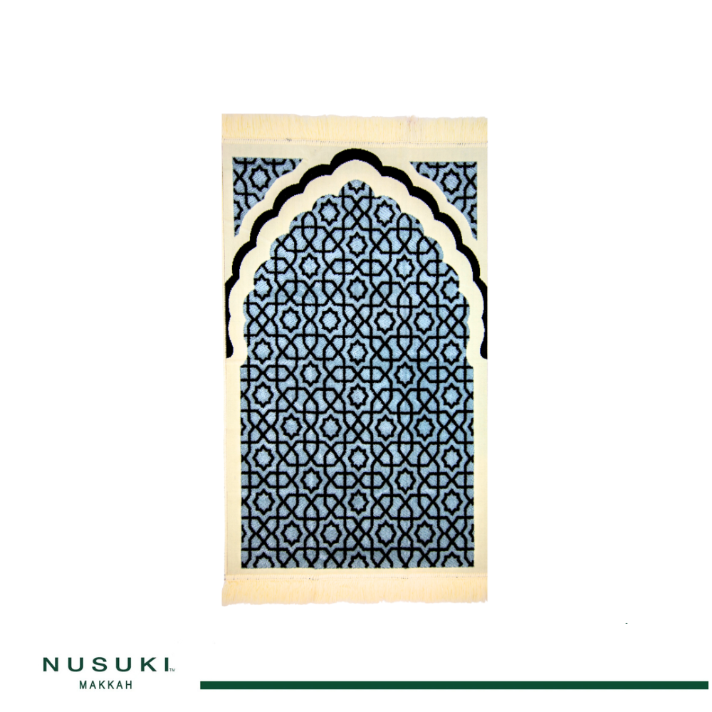 Minwal Fur Prayer Mat – Modern Slate - Design 4
