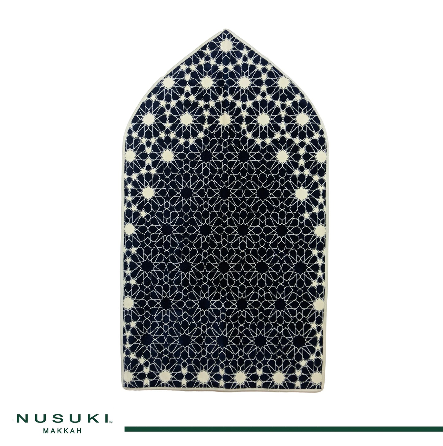 Al Andalusia Padded Prayer Mat - Dark Blue