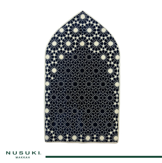 Al Andalusia Padded Prayer Mat - Dark Blue