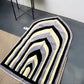 Al Noor Padded Prayer Mat Arched Grey with Handbag