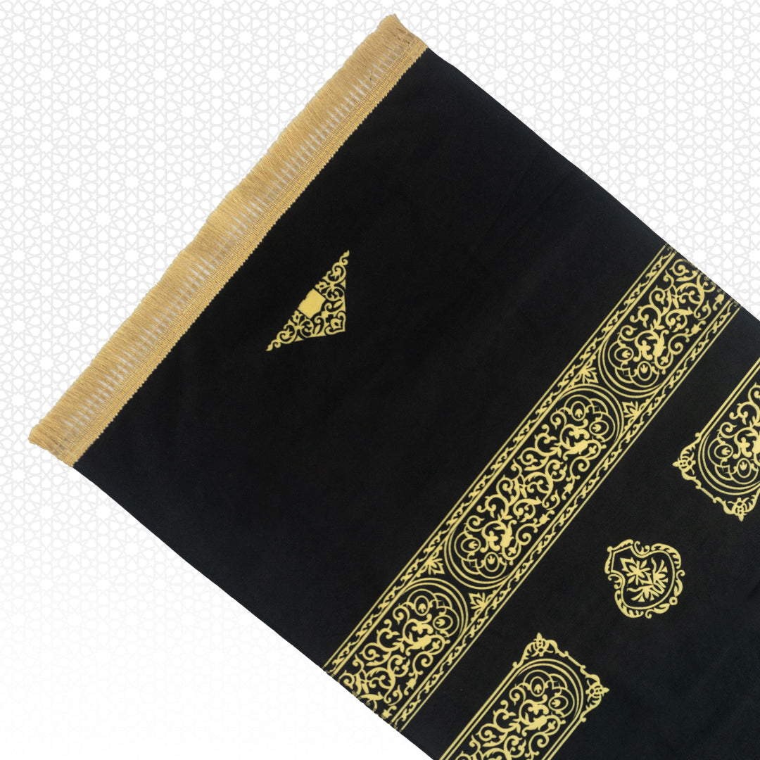 Travel Prayer Mat Setar Al Kaaba with Bag