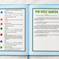 Colour Coded Tajweed Panj Parah - 5 Juz ( 1–5 )  Premium Art Paper With Hardcover - Durable Madrassah Book