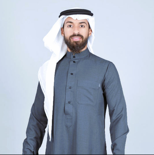 Winter Thobe charcoal color