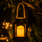 Rustic LED Hanging Lantern with Flameless Candle – Warm White Decorative Indoor & Outdoor Light