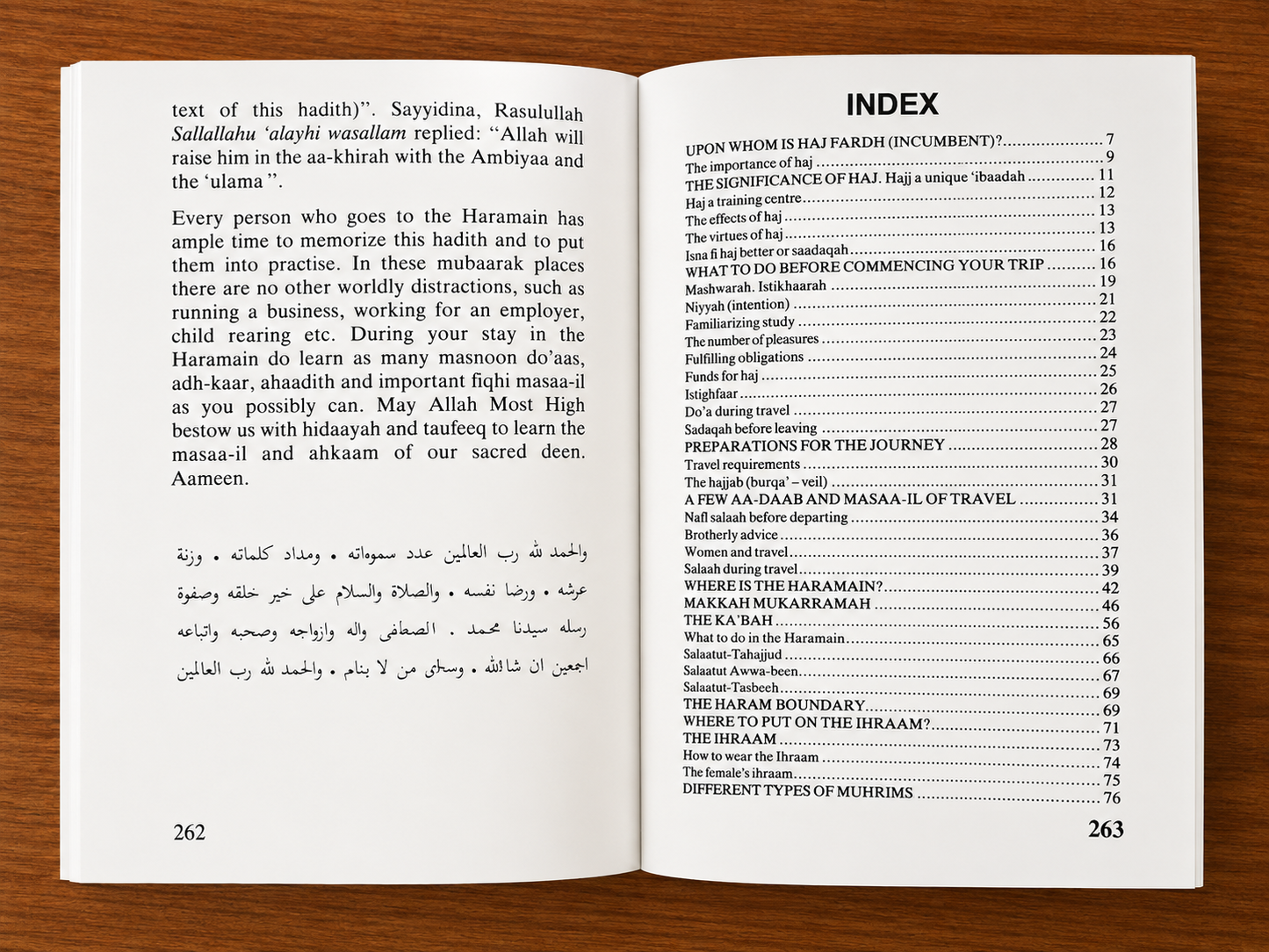 Hajj, Umrah & Ziyaarah Pocket Size English Guide – 150+ Essential Topics | 267 Pages