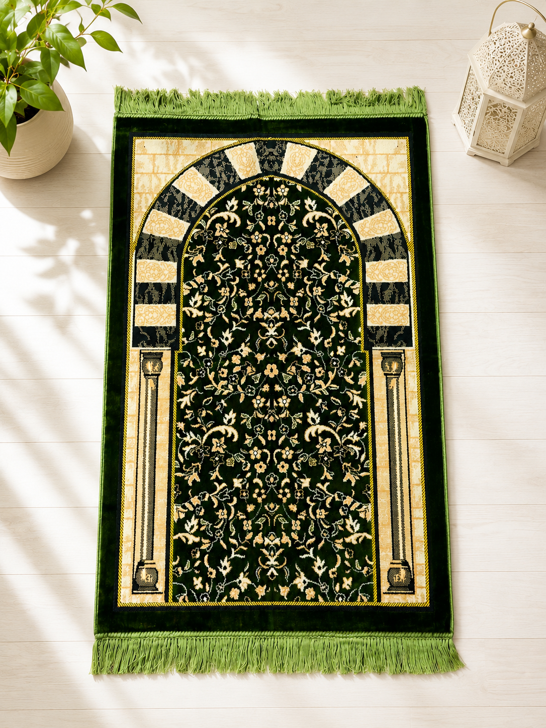 Rawdha Economy Floral Prayer Mat