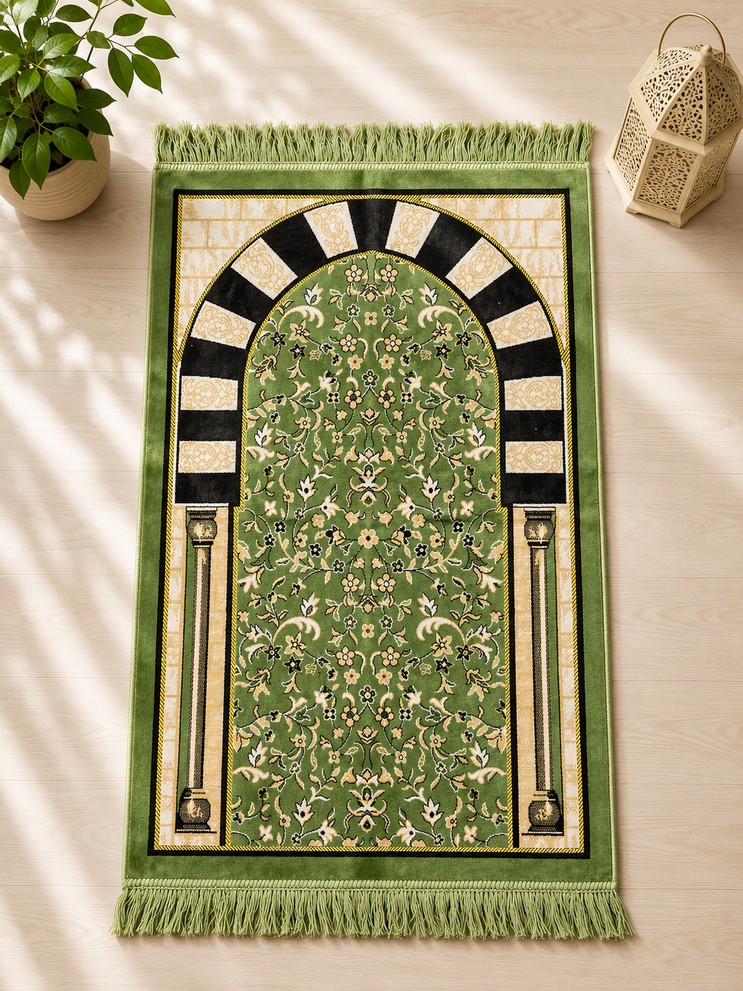 Rawdha Economy Floral Prayer Mat