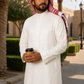 Nusuki Premium White Thobe