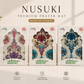 NUSUKI Premium Turkish Floral Prayer Mat