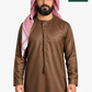 Nusuki Emarati Thobe With Tassel - Mix Colors - Men's Clothing For Ramadhan , Eid & Casual Use - Thaub , Thawb Thaob , Jubba , Dishdasha