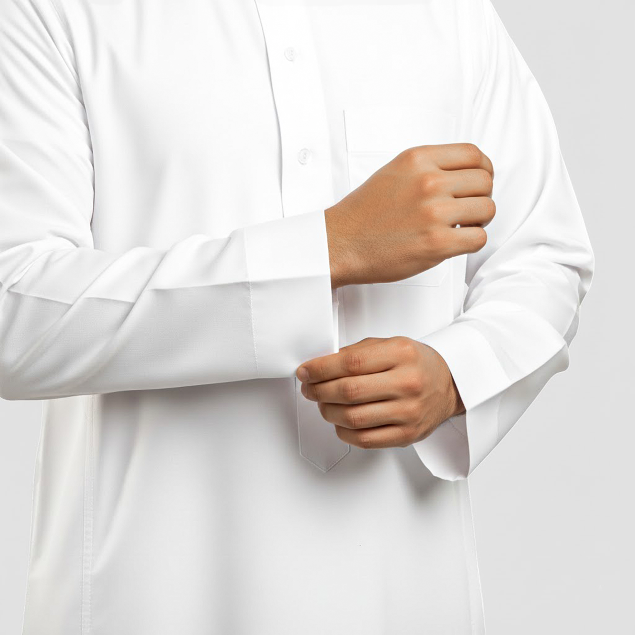 Nusuki Comfort Thobe - White