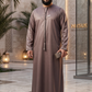 Nusuki Emarati Thobe With Tassel - Mix Colors - Men's Clothing For Ramadhan , Eid & Casual Use - Thaub , Thawb Thaob , Jubba , Dishdasha