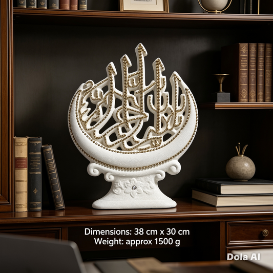 Buy 2 Get 3 Bismillah Islamic Decorative Ornament , Collectible - Clearance Sale - Religious Gift