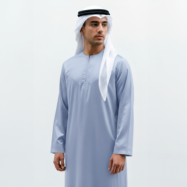 Nusuki Emarati Thobe - Light Blue
