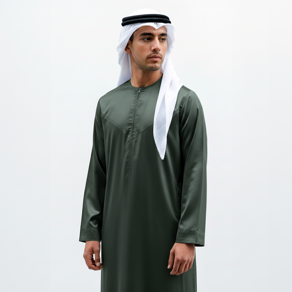 Nusuki Emarati Thobe - Green