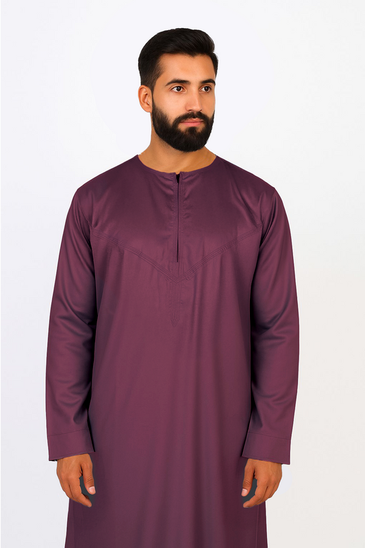 Emarati Thobe - Maroon