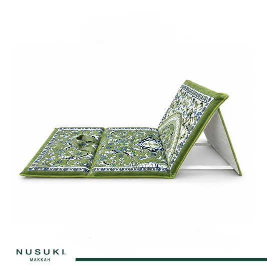 Rawda Foldable Backrest Prayer Mat – Medium