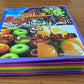 Arabic Learning Book for Kids – Fruits & Vegetables Vocabulary | 28 Arabic Names | Thick Board Pages | 10 x 10 cm