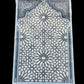 Minwal Fur Prayer Mat – Geometry Mihrab - Design 2 - Islamic Rug Sajjada Sajada Musalla Janamaz