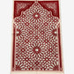 Minwal Fur Prayer Mat – Geometry Mihrab - Design 2 - Islamic Rug Sajjada Sajada Musalla Janamaz