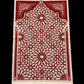 Minwal Fur Prayer Mat – Geometry Mihrab - Design 2 - Islamic Rug Sajjada Sajada Musalla Janamaz