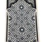 Minwal Fur Prayer Mat – Geometry Mihrab - Design 2 - Islamic Rug Sajjada Sajada Musalla Janamaz