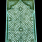 Minwal Fur Prayer Mat – Geometry Mihrab - Design 2 - Islamic Rug Sajjada Sajada Musalla Janamaz