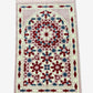 Minwal Fur Prayer Mat – Rose Arabesque - Design 5 - Islamic Rug Sajjada Sajada Musalla Janamaz