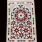 Minwal Fur Prayer Mat – Rose Arabesque - Design 5 - Islamic Rug Sajjada Sajada Musalla Janamaz