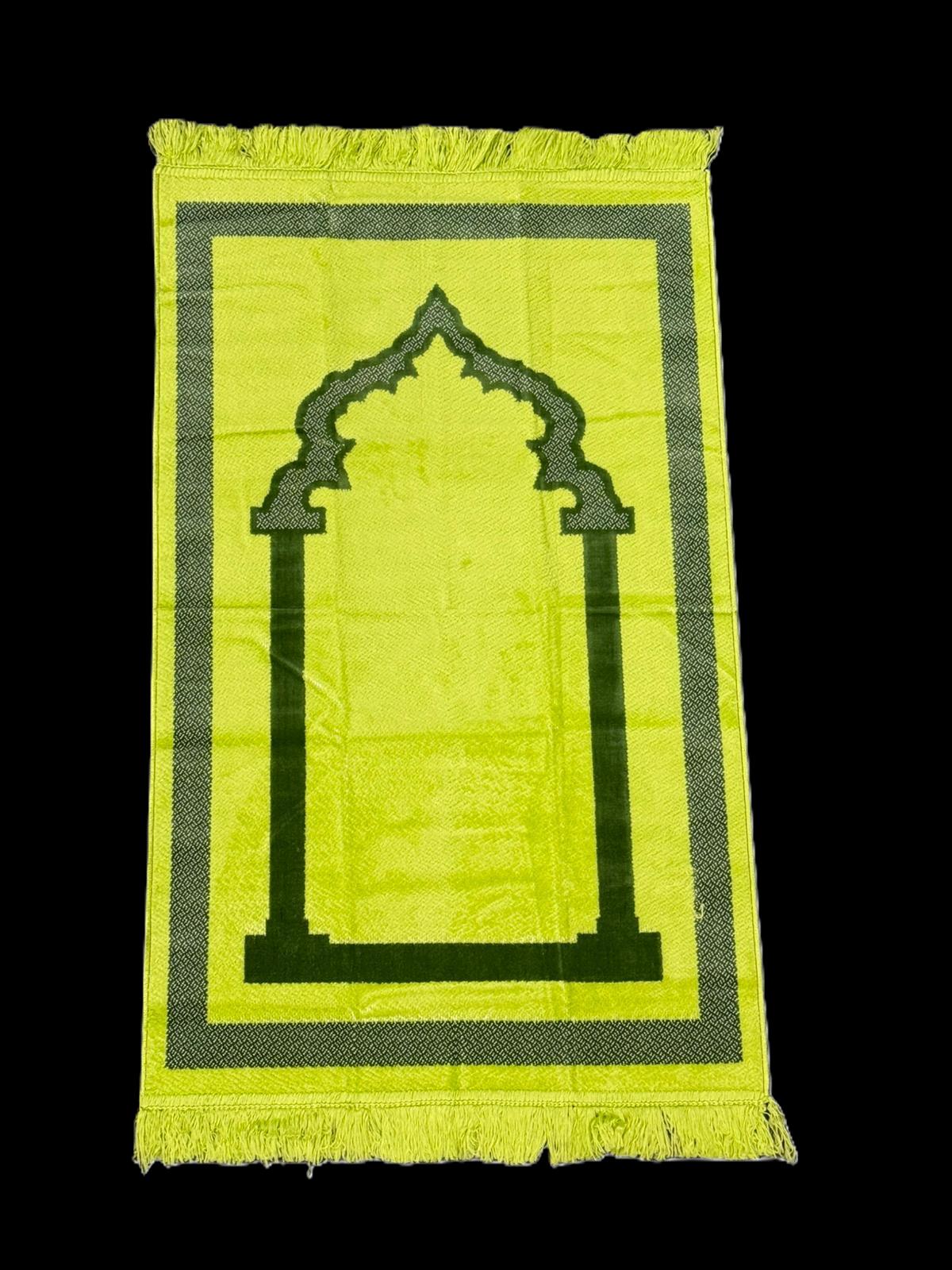 Minwal Fur Prayer Mat – Modern Arch - Design 1 - Islamic Rug Sajjada Sajada Musalla Janamaz