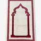 Minwal Fur Prayer Mat – Modern Arch - Design 1 - Islamic Rug Sajjada Sajada Musalla Janamaz