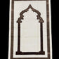 Minwal Fur Prayer Mat – Modern Arch - Design 1 - Islamic Rug Sajjada Sajada Musalla Janamaz