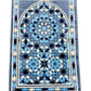 Minwal Fur Prayer Mat – Rose Arabesque - Design 5 - Islamic Rug Sajjada Sajada Musalla Janamaz